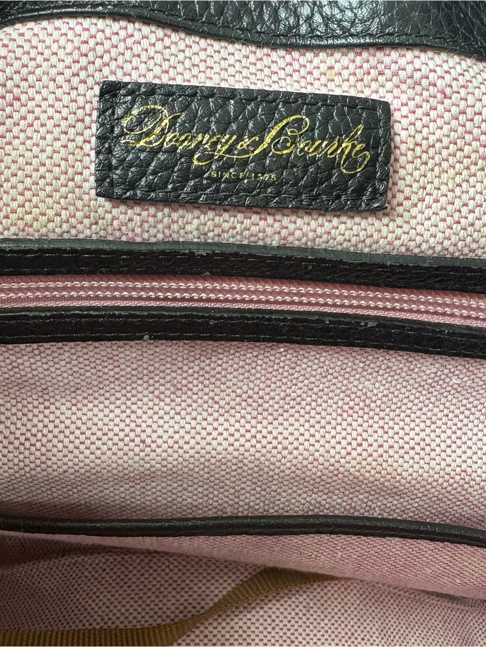 Dooney & Bourke Black Leather Shoulder Hobo Bag with Silver Hardware EUC